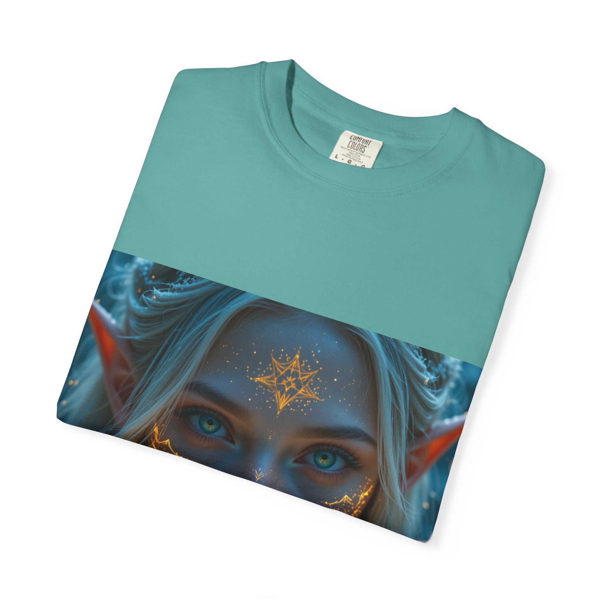 Fantasy-Inspired Elf Princess Unisex T-Shirt, Boho Style Tee for Art Lovers, Gift for Creatives, Dreamy Aesthetic Shirt, Unique Fan Merchandise
