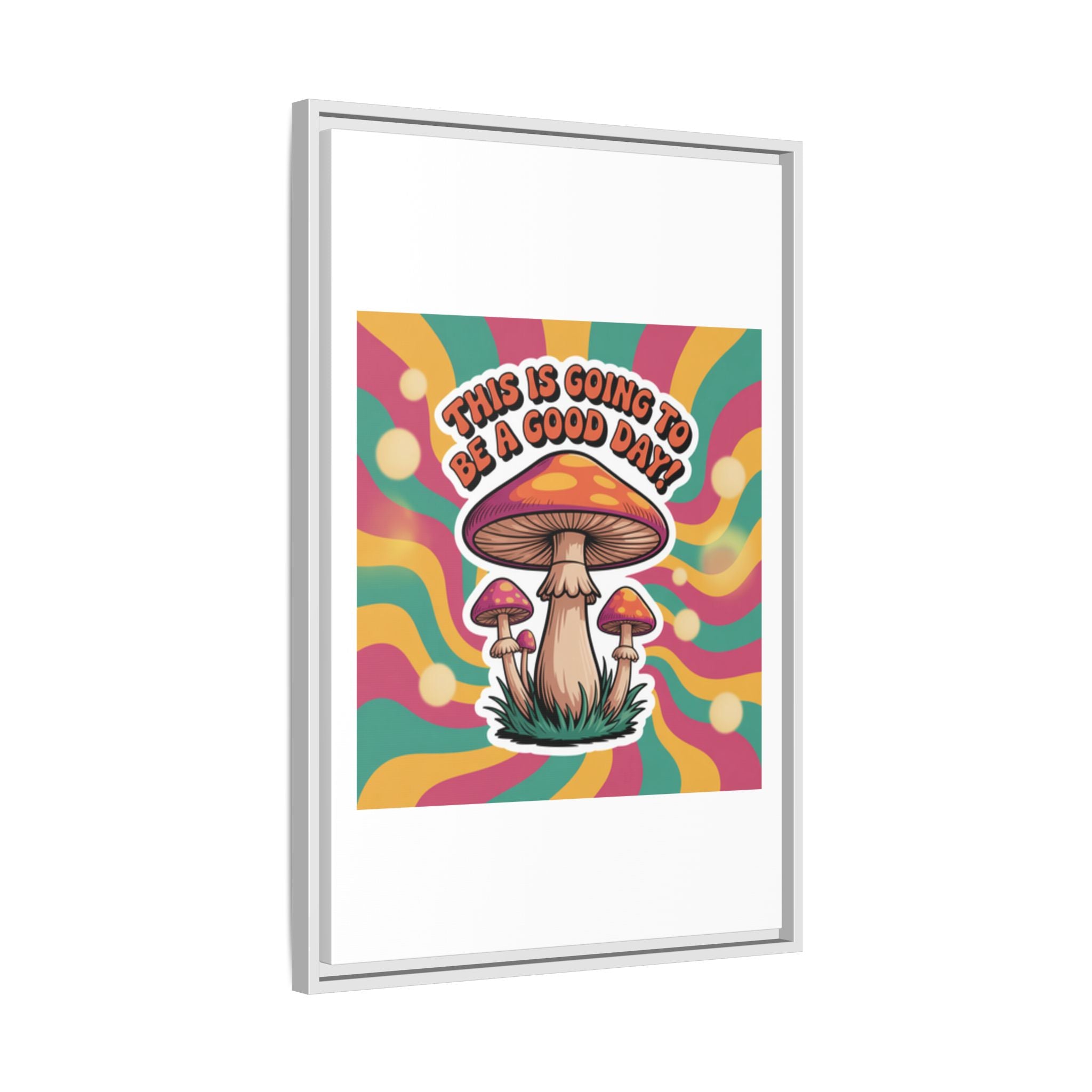 Colorful Framed Canvas Art - "This Is Going To Be A Good Day!" - Positive Vibe Decor, Wall Art for Home, Gift for Friends, Happy Day [...]