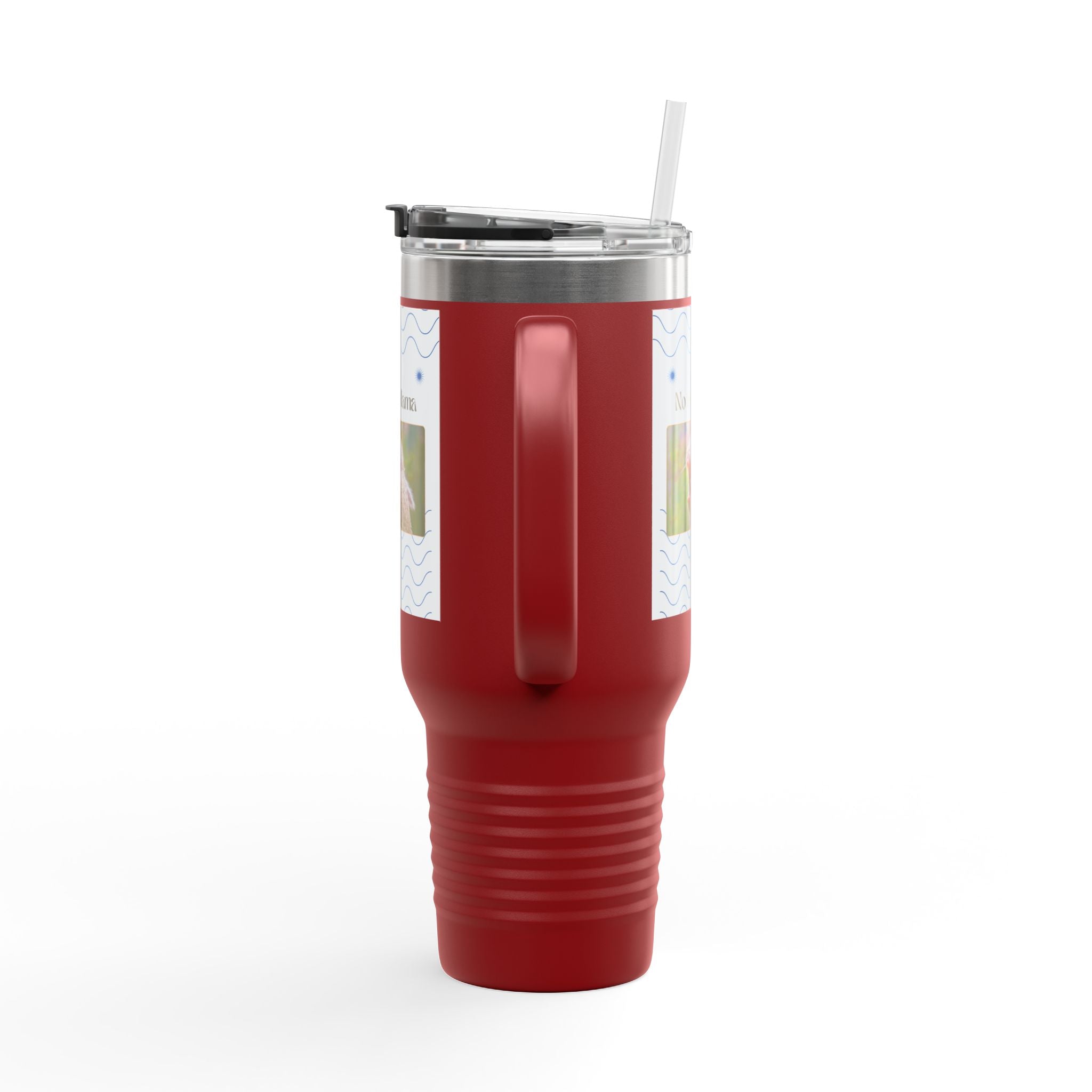 No Prob-Llama 40oz Travel Mug – Funny Llama Coffee Tumbler for Adults | Insulated, Spill-Proof, Adventure-Ready Hydration Gift