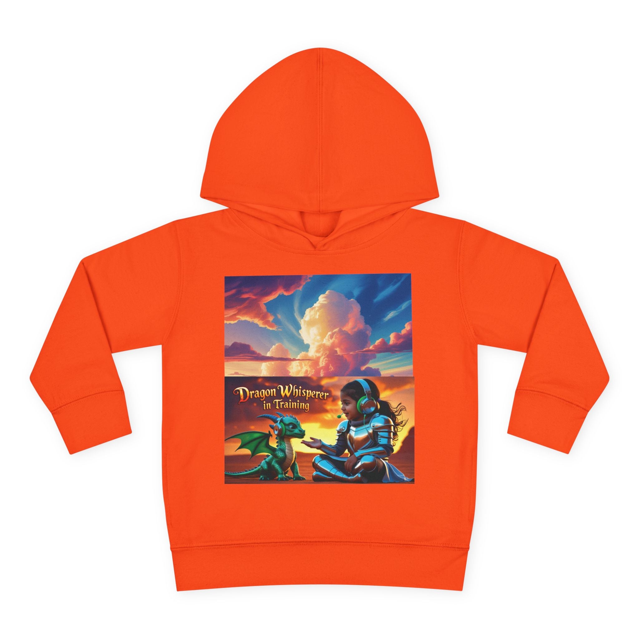 Grampa T’s Toddler Dragon Hoodie – “Dragon Whisperer in Training” Fleece | Cozy Fun Gift for Toddlers, Young Dreamers & Birthday Boys/Girls!