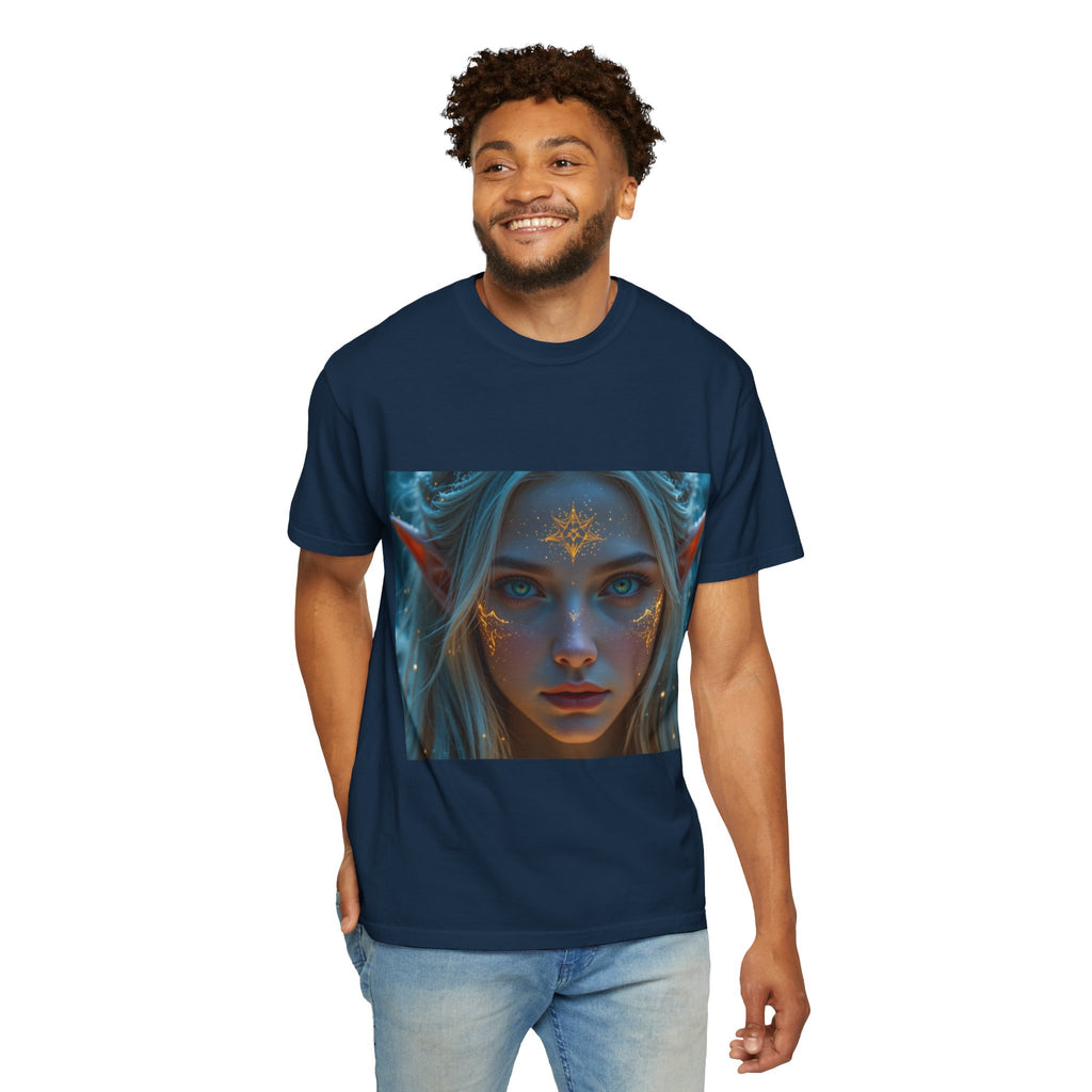 Fantasy-Inspired Elf Princess Unisex T-Shirt, Boho Style Tee for Art Lovers, Gift for Creatives, Dreamy Aesthetic Shirt, Unique Fan Merchandise