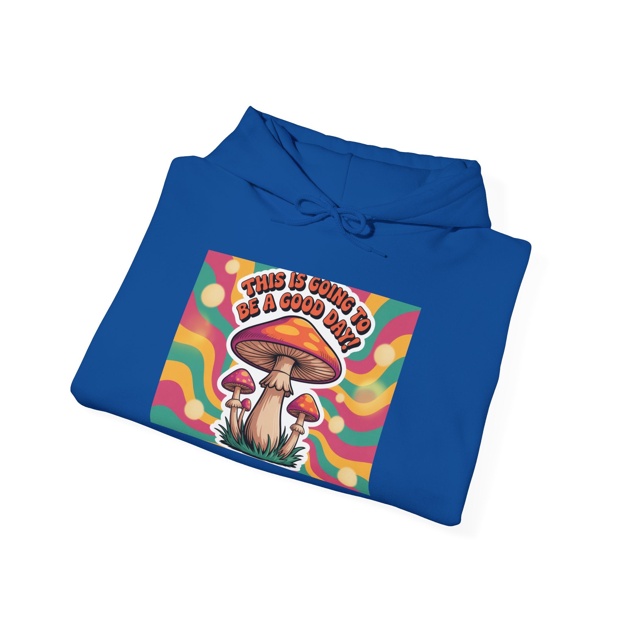 Groovy Mushroom Hoodie - Psychedelic Sweatshirt for Festivals, Cozy Gift for Nature Lovers, Unisex Pull-over for Good Vibes