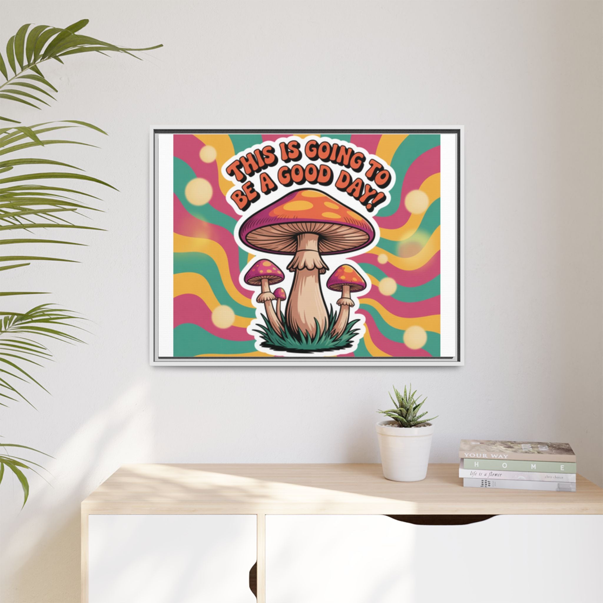 Colorful Framed Canvas Art - "This Is Going To Be A Good Day!" - Positive Vibe Decor, Wall Art for Home, Gift for Friends, Happy Day [...]