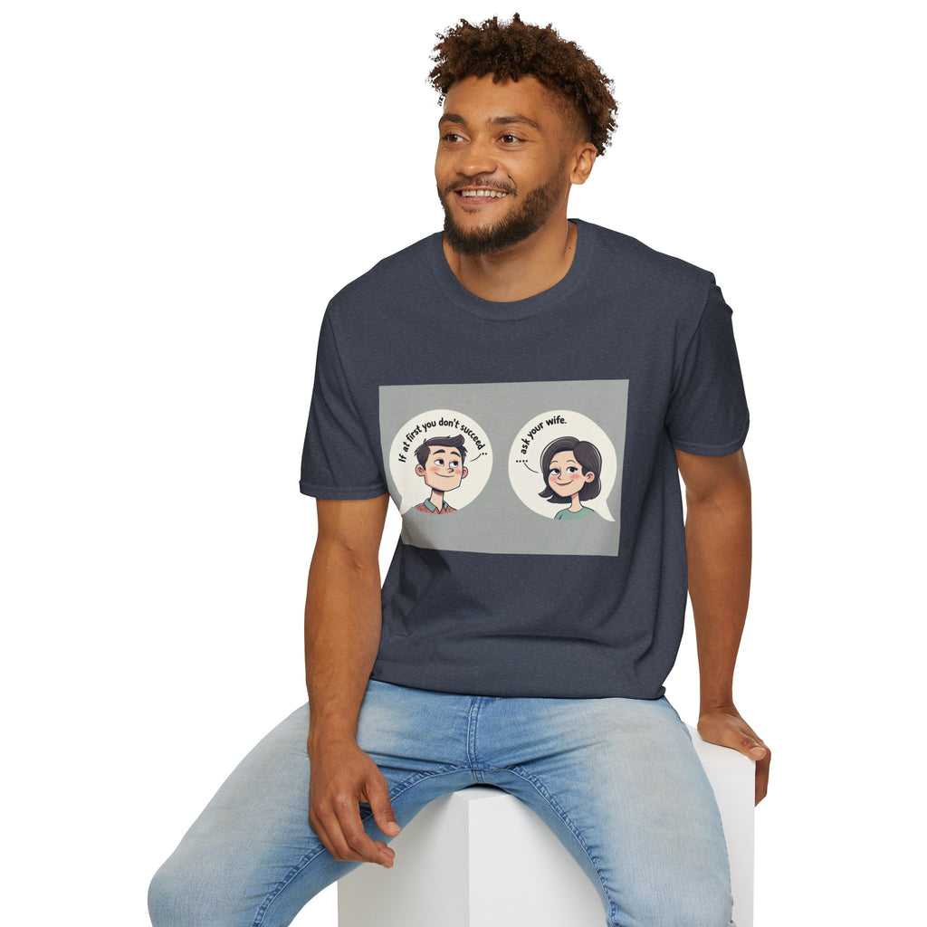 Playful Conversation T-Shirt, Funny Graphic Tee, Unisex Humor Shirt, Casual Wear, Gift for Friends, Quirky Outfit