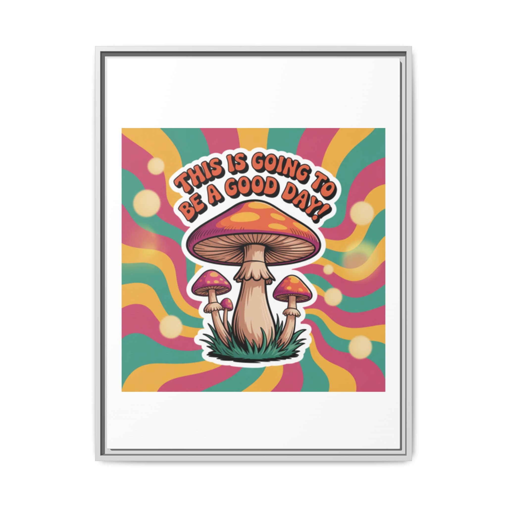 Colorful Framed Canvas Art - "This Is Going To Be A Good Day!" - Positive Vibe Decor, Wall Art for Home, Gift for Friends, Happy Day [...]