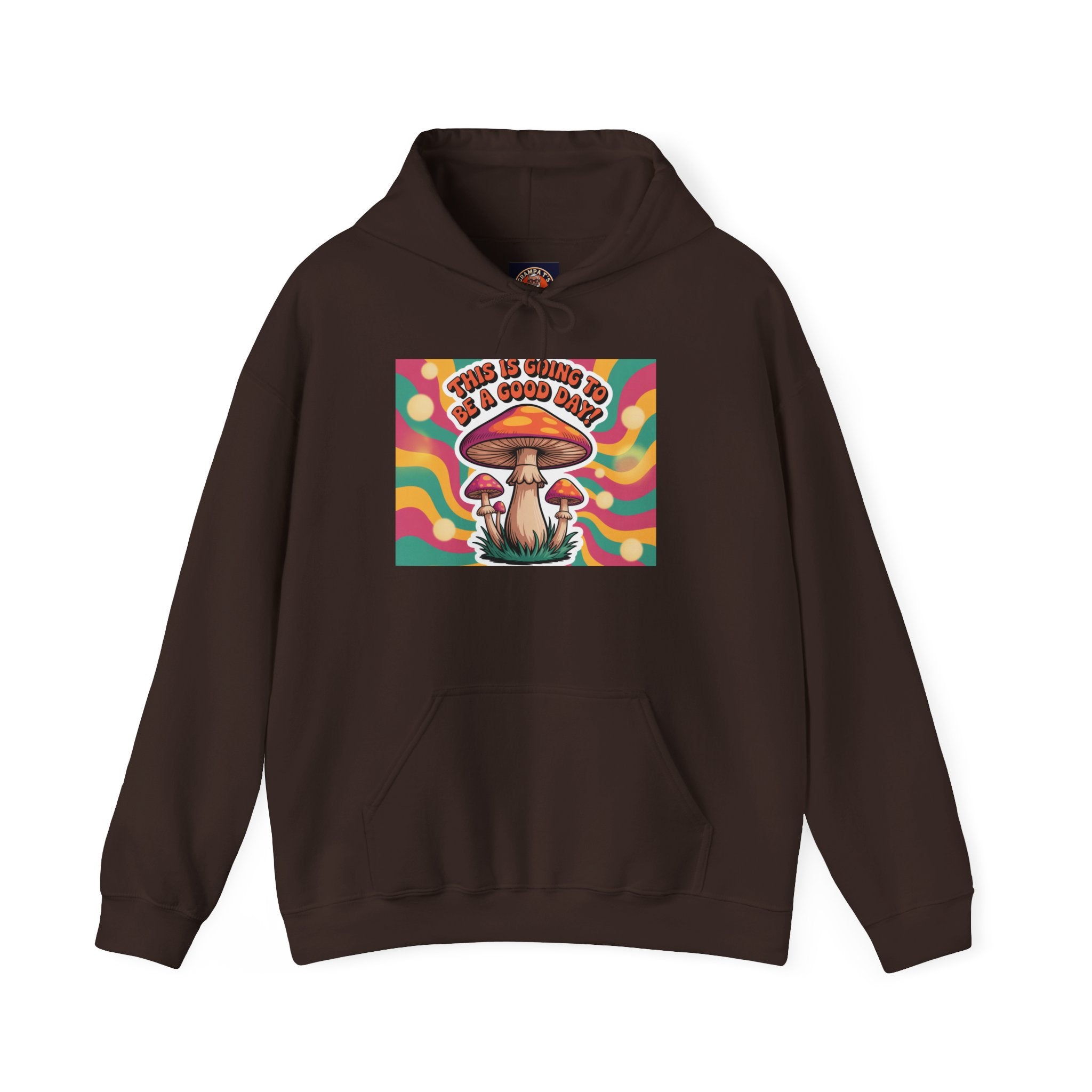 Groovy Mushroom Hoodie - Psychedelic Sweatshirt for Festivals, Cozy Gift for Nature Lovers, Unisex Pull-over for Good Vibes
