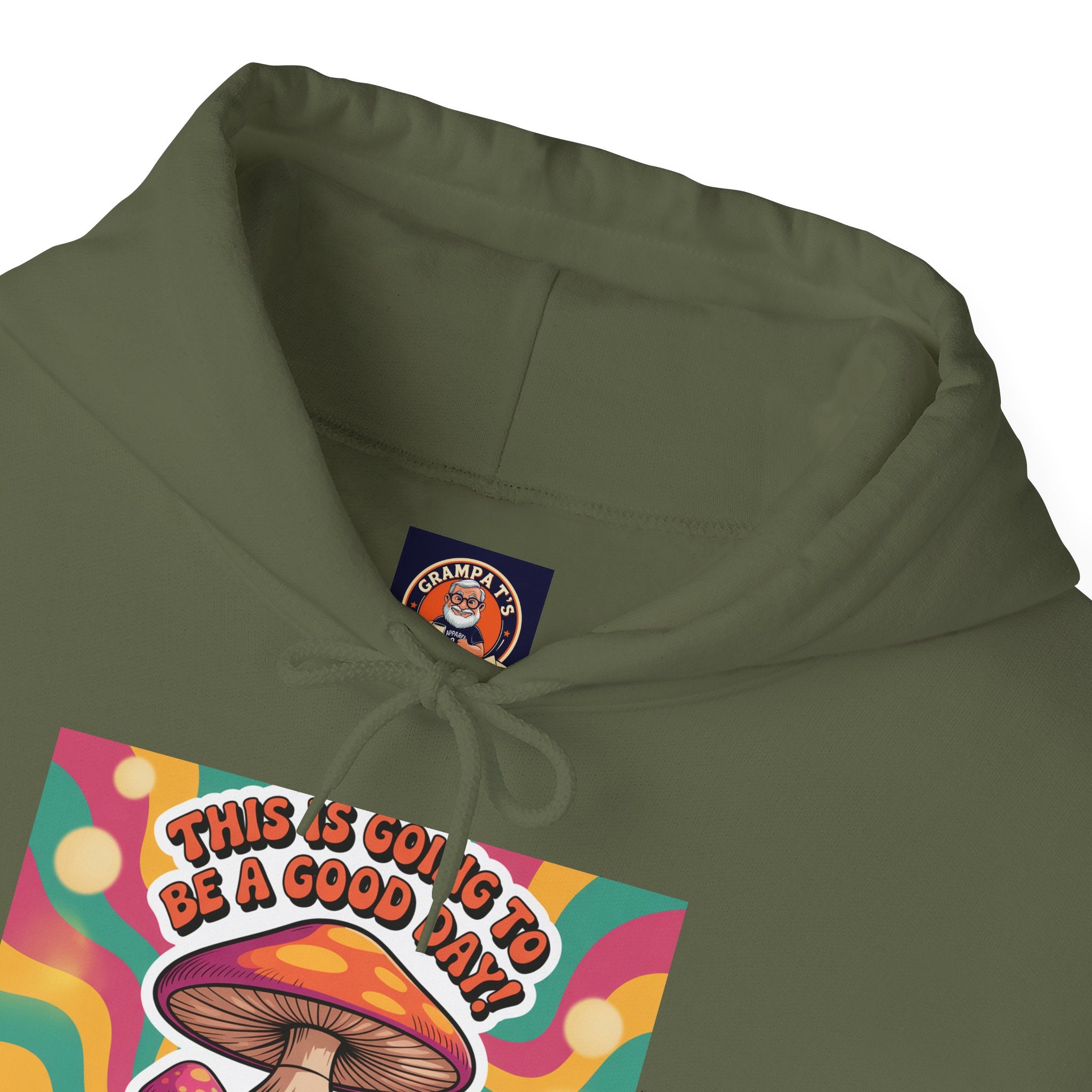 Groovy Mushroom Hoodie - Psychedelic Sweatshirt for Festivals, Cozy Gift for Nature Lovers, Unisex Pull-over for Good Vibes