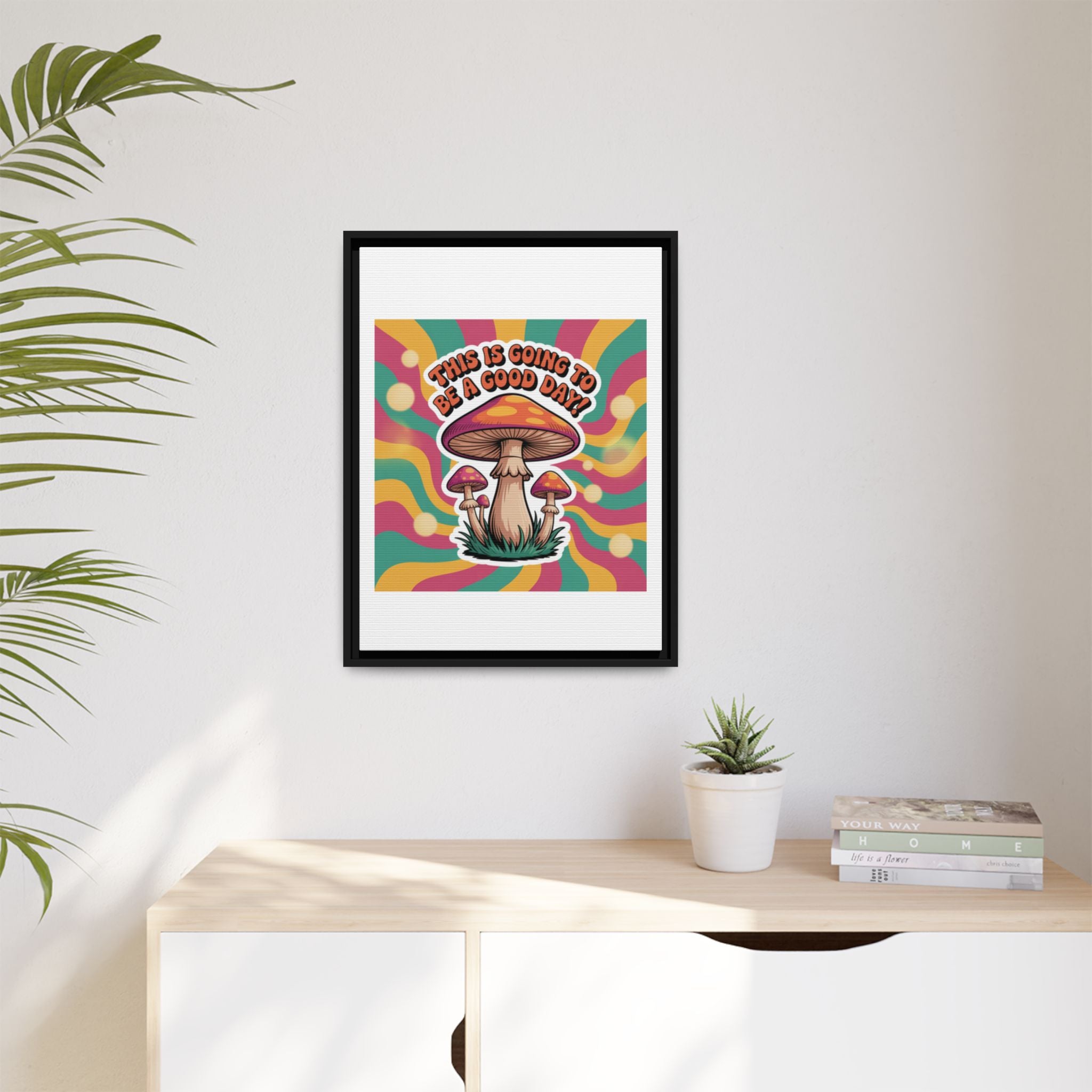 Colorful Framed Canvas Art - "This Is Going To Be A Good Day!" - Positive Vibe Decor, Wall Art for Home, Gift for Friends, Happy Day [...]