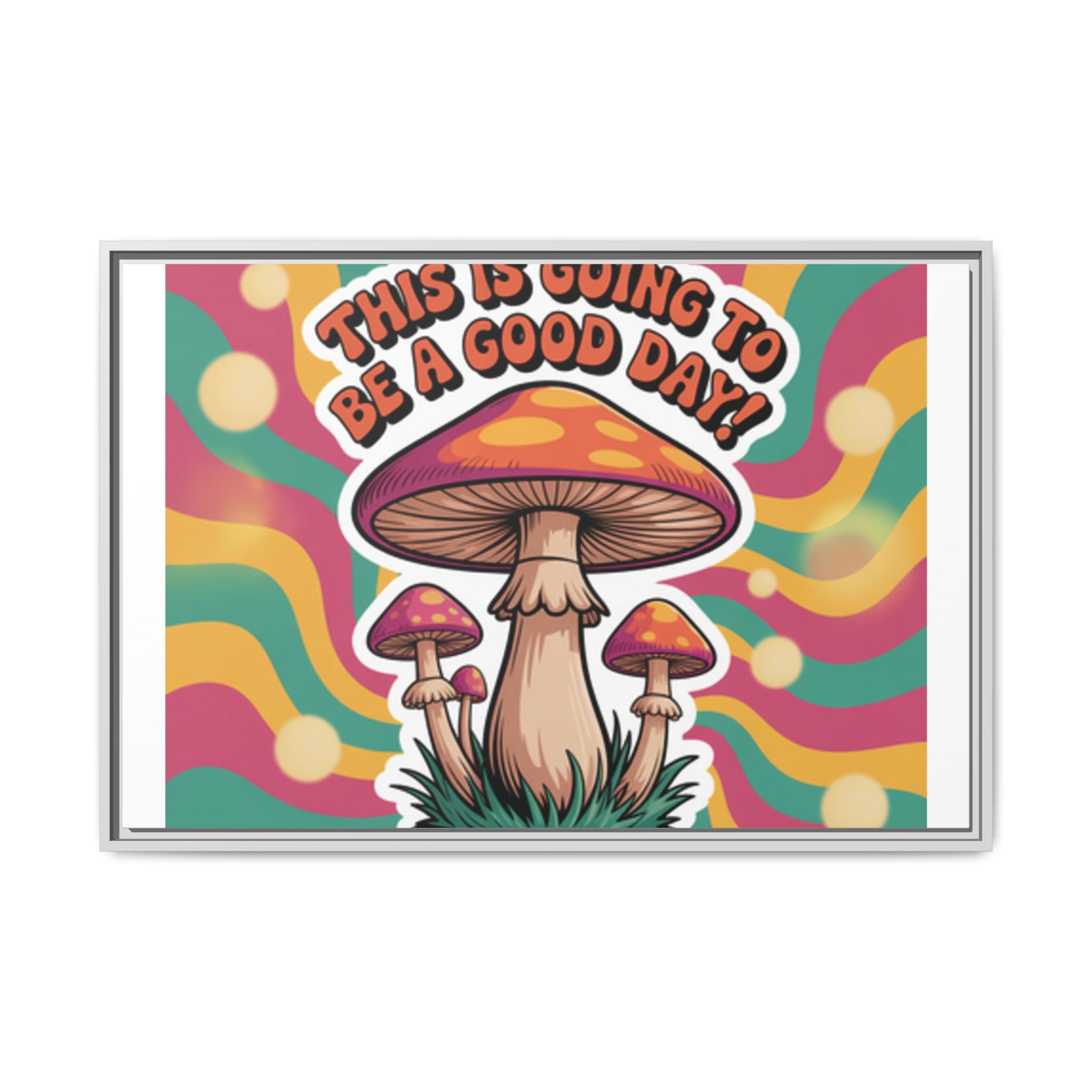 Colorful Framed Canvas Art - "This Is Going To Be A Good Day!" - Positive Vibe Decor, Wall Art for Home, Gift for Friends, Happy Day [...]