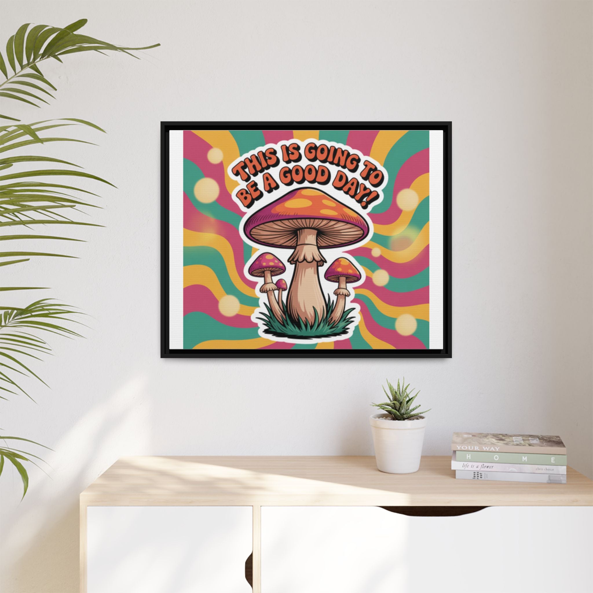 Colorful Framed Canvas Art - "This Is Going To Be A Good Day!" - Positive Vibe Decor, Wall Art for Home, Gift for Friends, Happy Day [...]