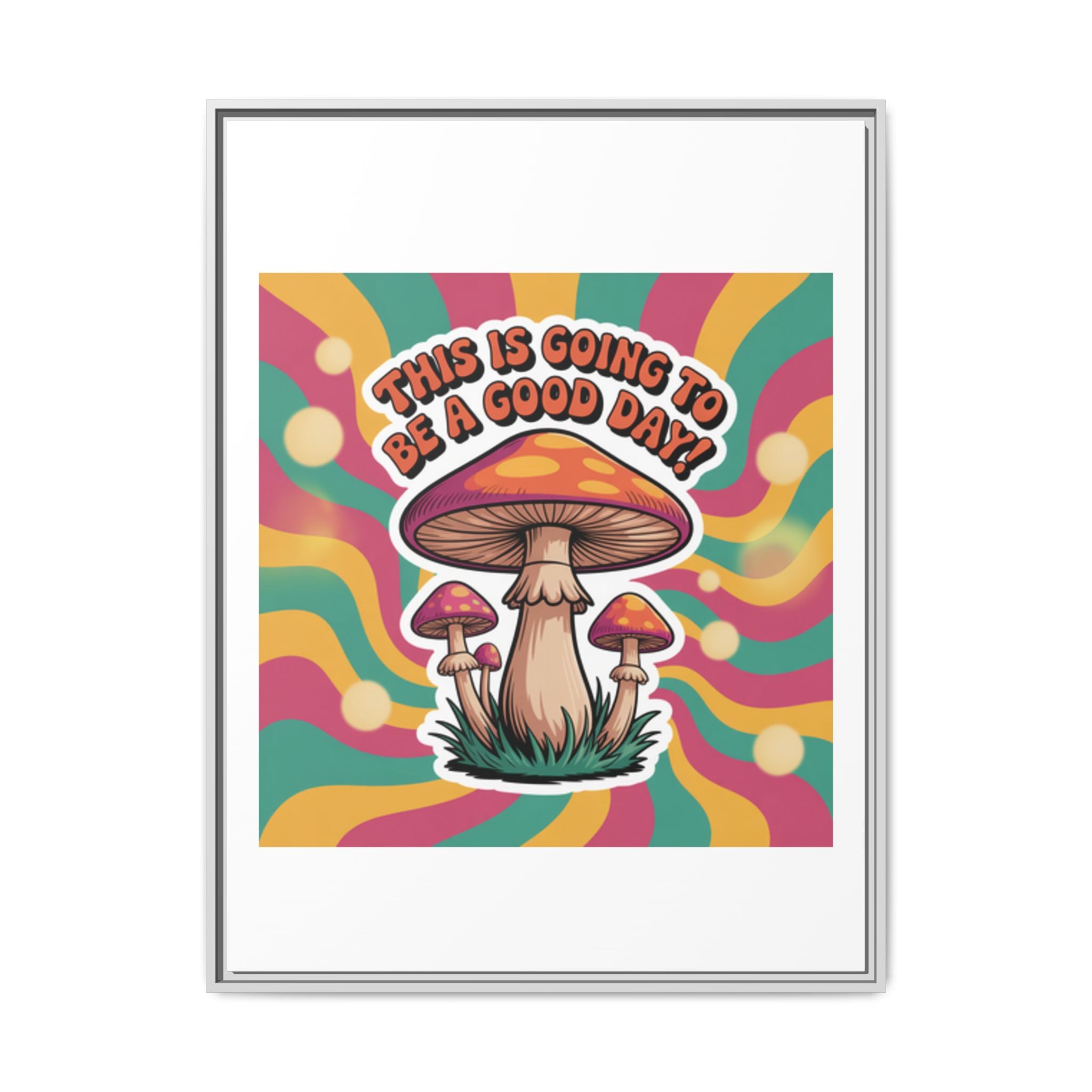 Colorful Framed Canvas Art - "This Is Going To Be A Good Day!" - Positive Vibe Decor, Wall Art for Home, Gift for Friends, Happy Day [...]