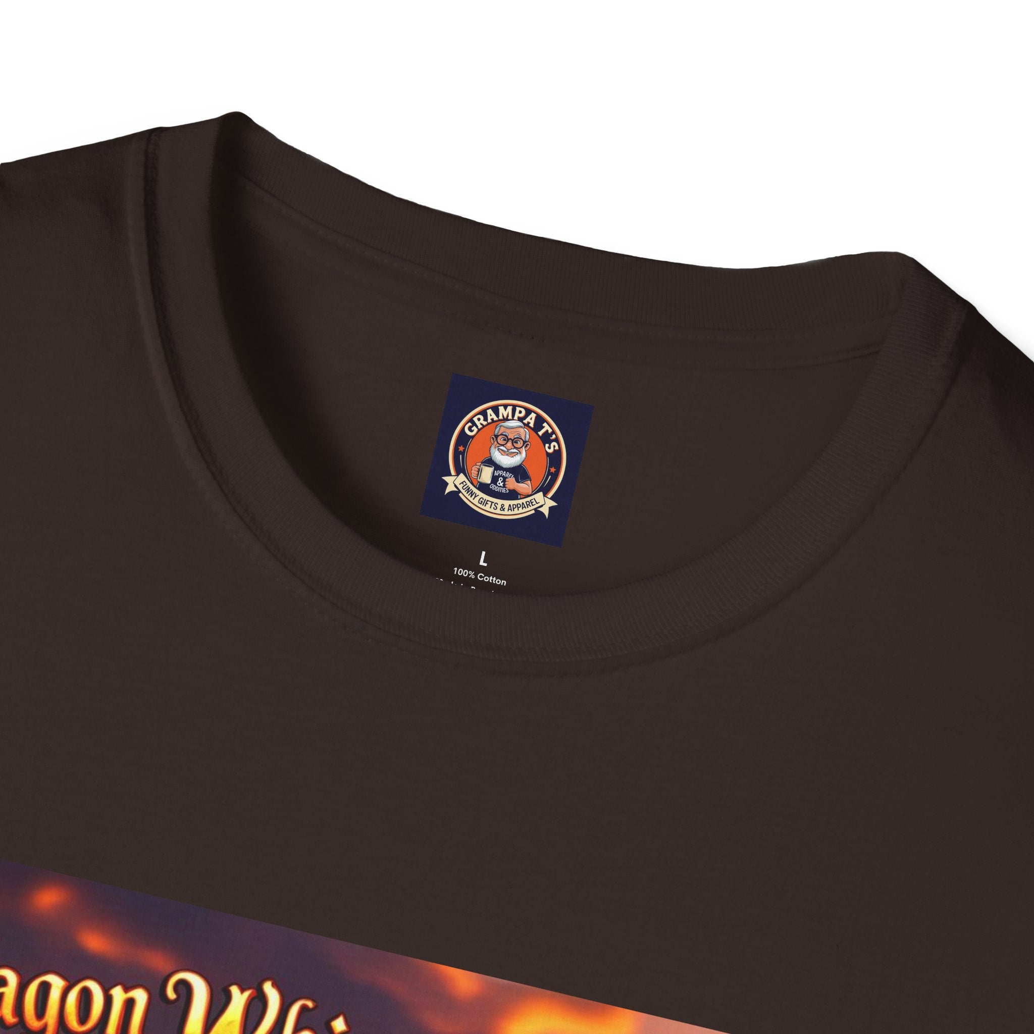 Funny Dragon Whisperer Unisex Softstyle T-Shirt | Fantasy Apparel, Gift for Dragon Lovers, Kids & Adults, Birthday Present, Magical Vibe