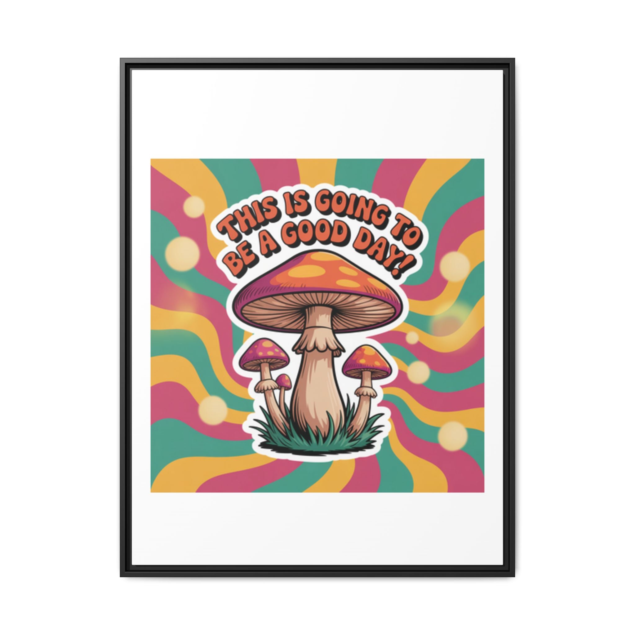 Colorful Framed Canvas Art - "This Is Going To Be A Good Day!" - Positive Vibe Decor, Wall Art for Home, Gift for Friends, Happy Day [...]