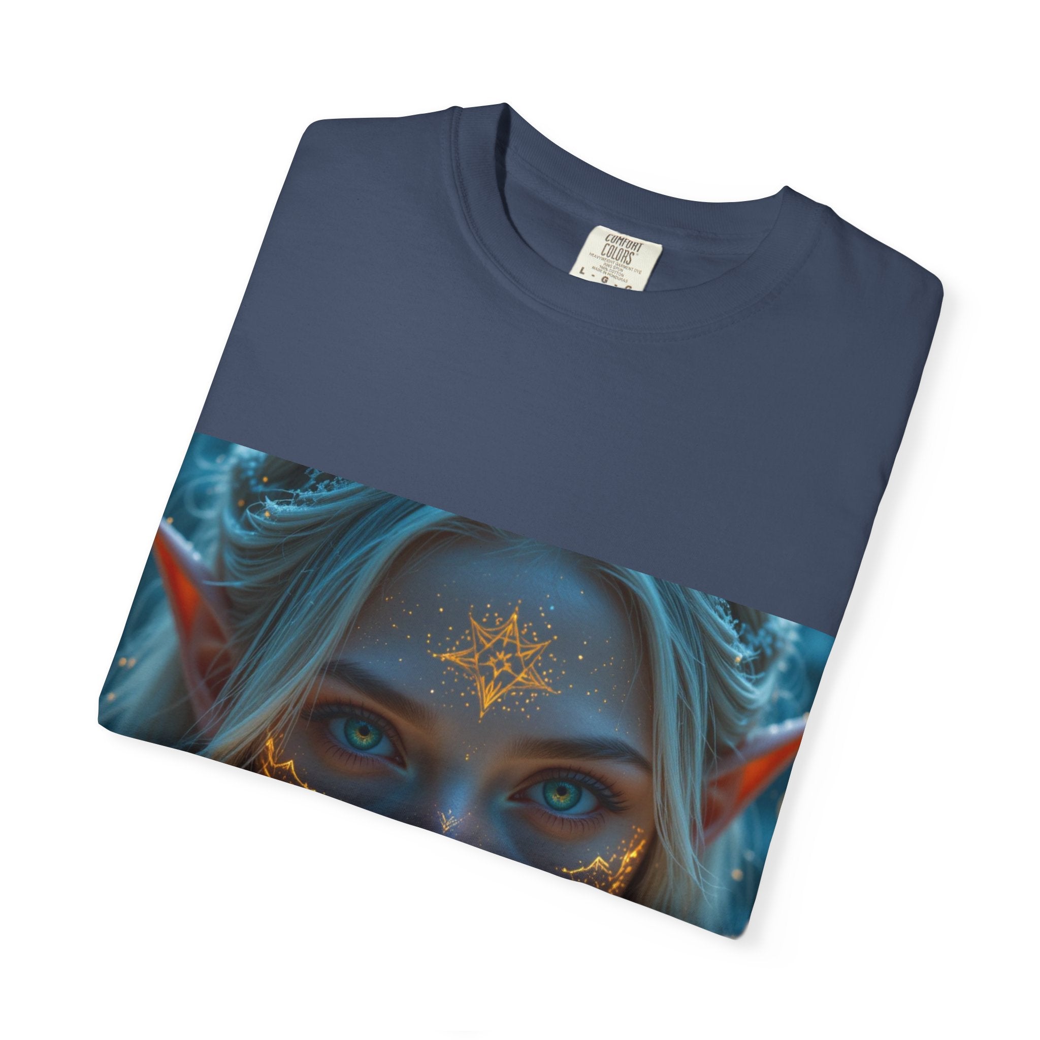 Fantasy-Inspired Elf Princess Unisex T-Shirt, Boho Style Tee for Art Lovers, Gift for Creatives, Dreamy Aesthetic Shirt, Unique Fan Merchandise