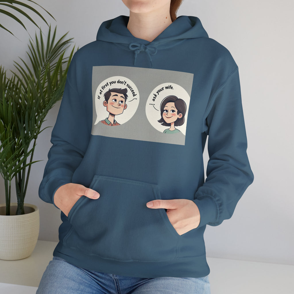 Whimsical Conversation Hoodie - Fun Sweatshirt for Friends, Cozy Gift, Casual Wear, Graphic Pullover, Unisex Apparel