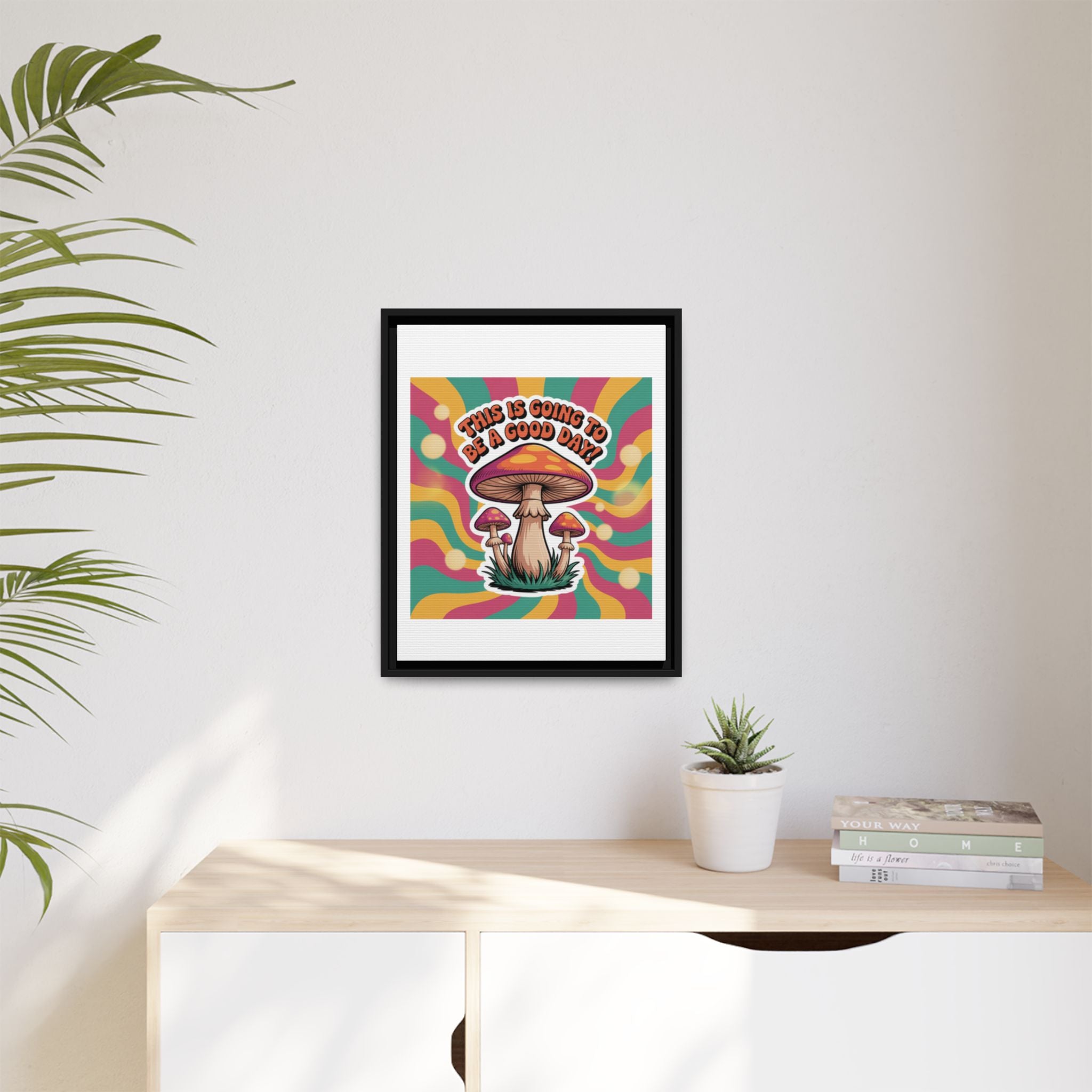 Colorful Framed Canvas Art - "This Is Going To Be A Good Day!" - Positive Vibe Decor, Wall Art for Home, Gift for Friends, Happy Day [...]