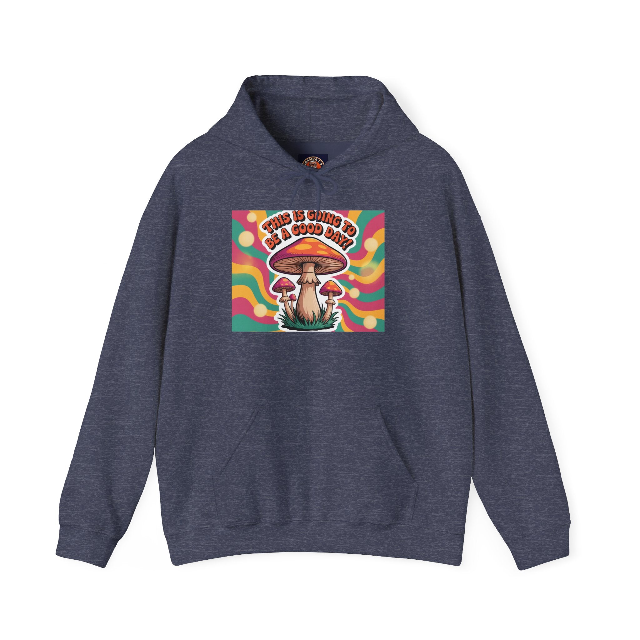 Groovy Mushroom Hoodie - Psychedelic Sweatshirt for Festivals, Cozy Gift for Nature Lovers, Unisex Pull-over for Good Vibes