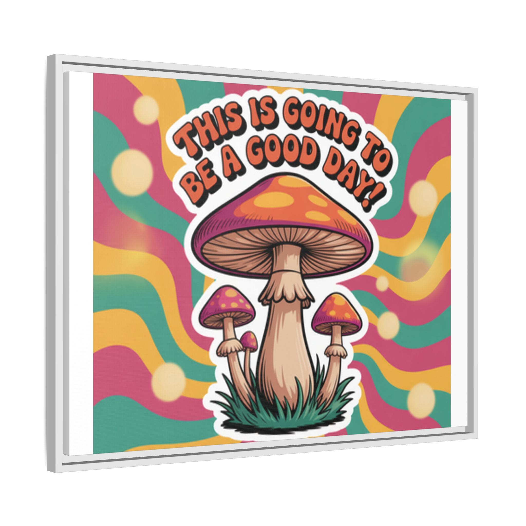 Colorful Framed Canvas Art - "This Is Going To Be A Good Day!" - Positive Vibe Decor, Wall Art for Home, Gift for Friends, Happy Day [...]