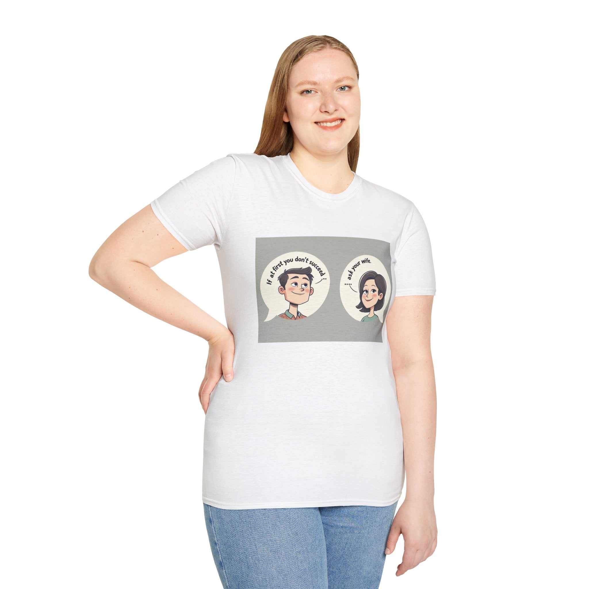 Playful Conversation T-Shirt, Funny Graphic Tee, Unisex Humor Shirt, Casual Wear, Gift for Friends, Quirky Outfit