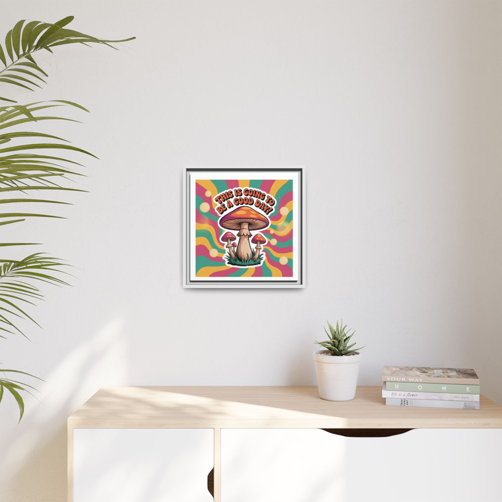 Colorful Framed Canvas Art - "This Is Going To Be A Good Day!" - Positive Vibe Decor, Wall Art for Home, Gift for Friends, Happy Day [...]