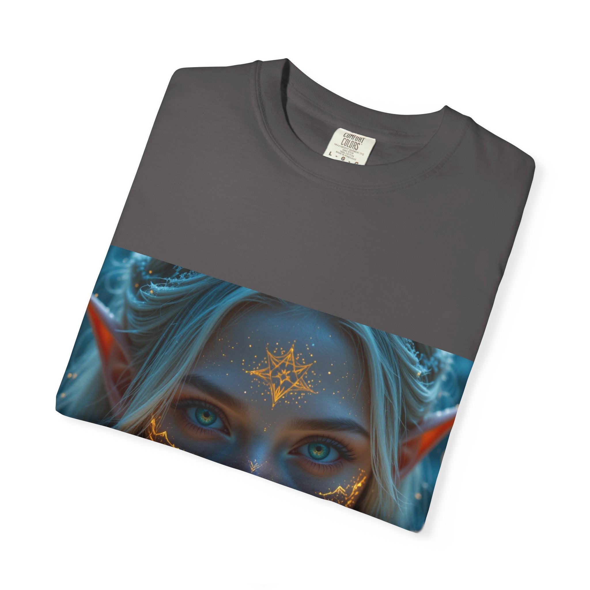 Fantasy-Inspired Elf Princess Unisex T-Shirt, Boho Style Tee for Art Lovers, Gift for Creatives, Dreamy Aesthetic Shirt, Unique Fan Merchandise
