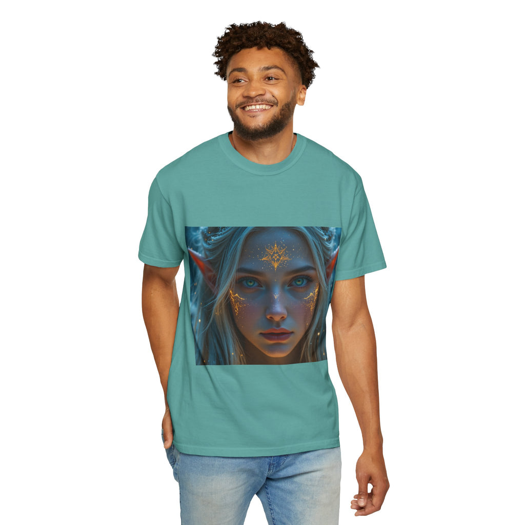 Fantasy-Inspired Elf Princess Unisex T-Shirt, Boho Style Tee for Art Lovers, Gift for Creatives, Dreamy Aesthetic Shirt, Unique Fan Merchandise