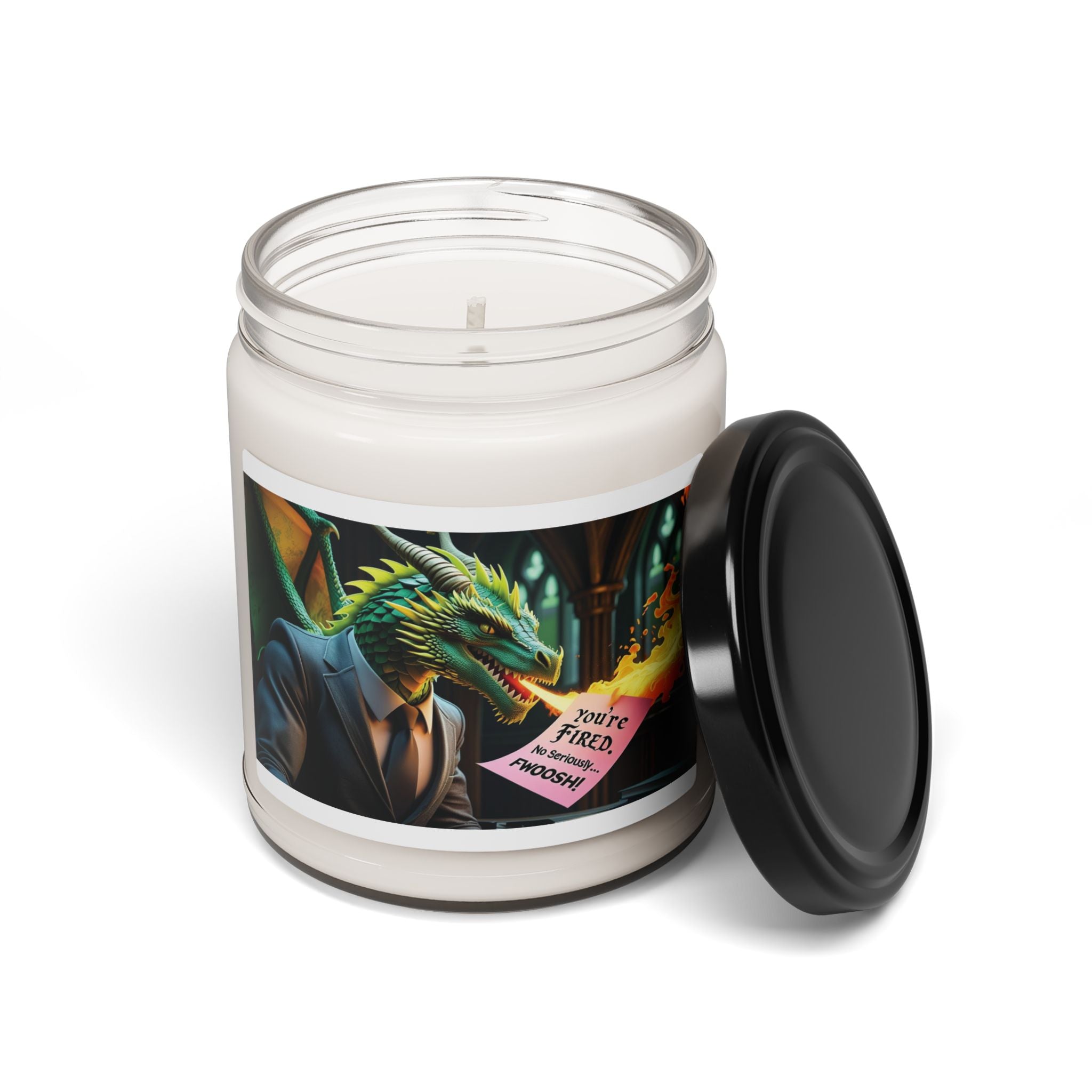 Dragon-Themed Scented Candle, Fantasy Decor, Gift for Gamers, Cozy Home Fragrance, Unique Dragon Design, Home Essentials