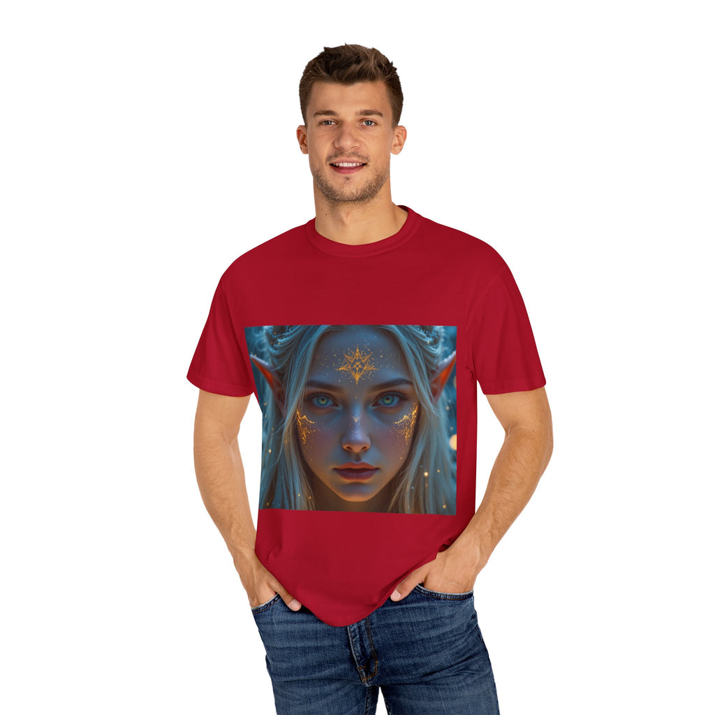Fantasy-Inspired Elf Princess Unisex T-Shirt, Boho Style Tee for Art Lovers, Gift for Creatives, Dreamy Aesthetic Shirt, Unique Fan Merchandise