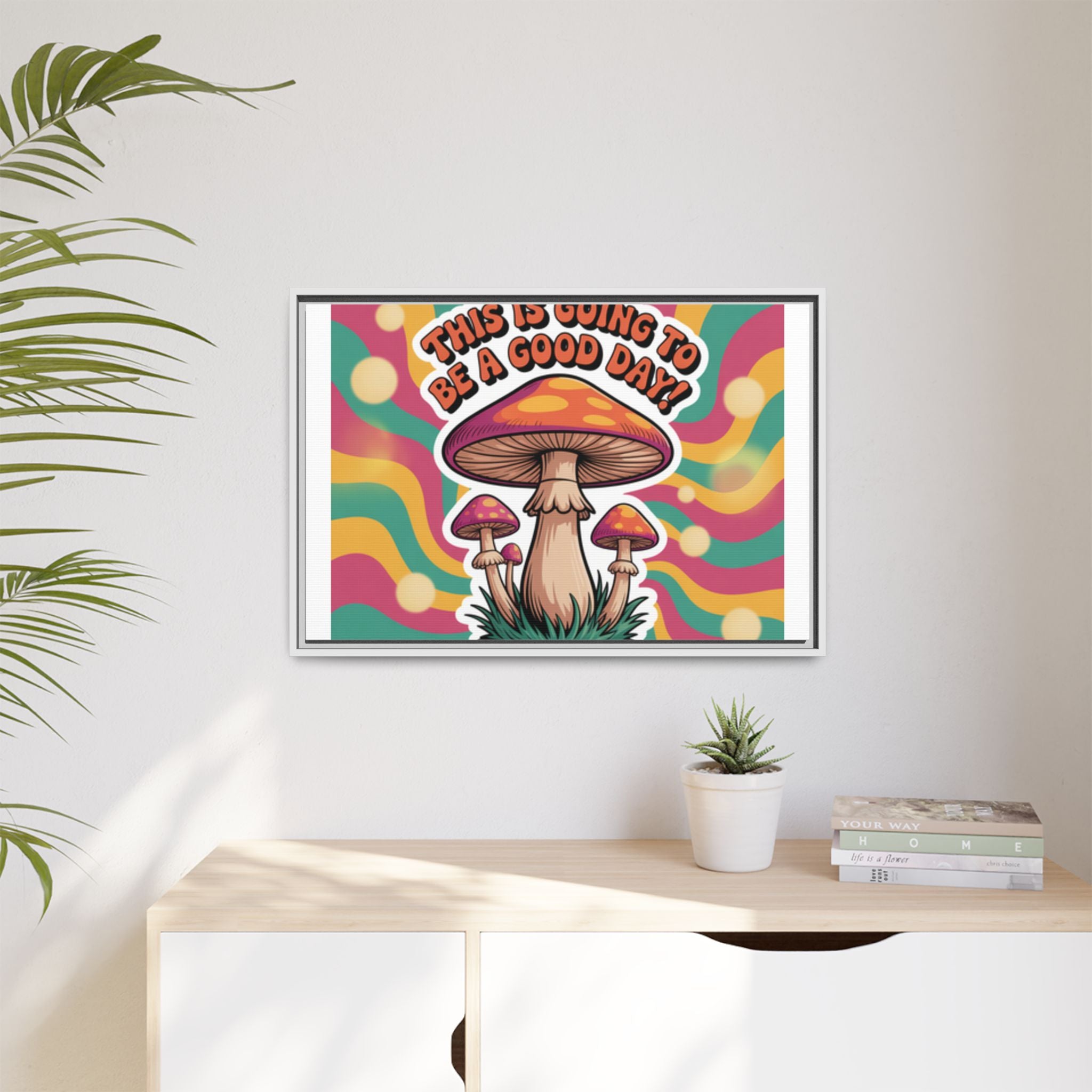 Colorful Framed Canvas Art - "This Is Going To Be A Good Day!" - Positive Vibe Decor, Wall Art for Home, Gift for Friends, Happy Day [...]