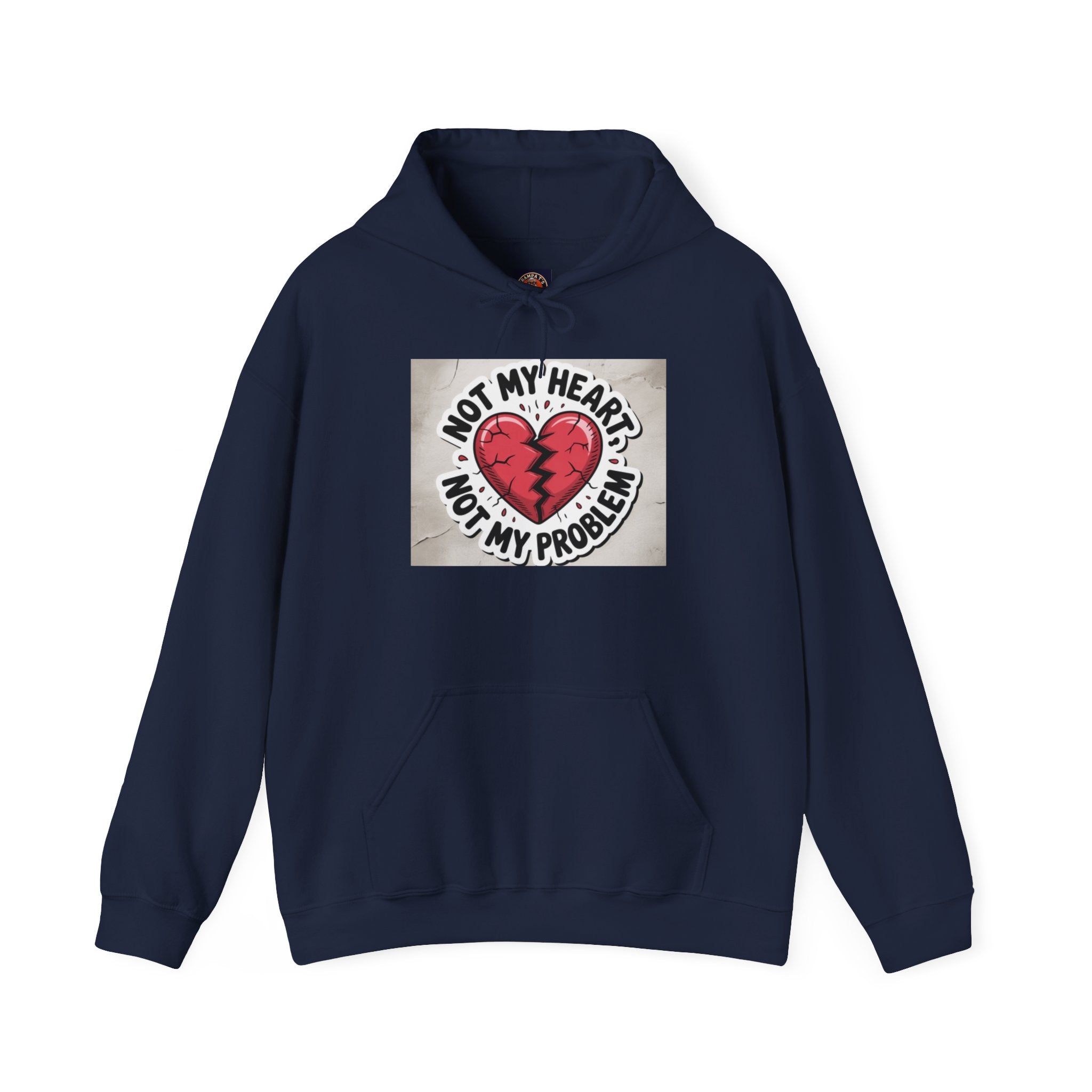 Heartbreak Humor Hoodie, Unisex Hooded Sweatshirt, Funny Gift, Self-Care Apparel, Valentine's Day, Casual Wear, Trendy Fashion