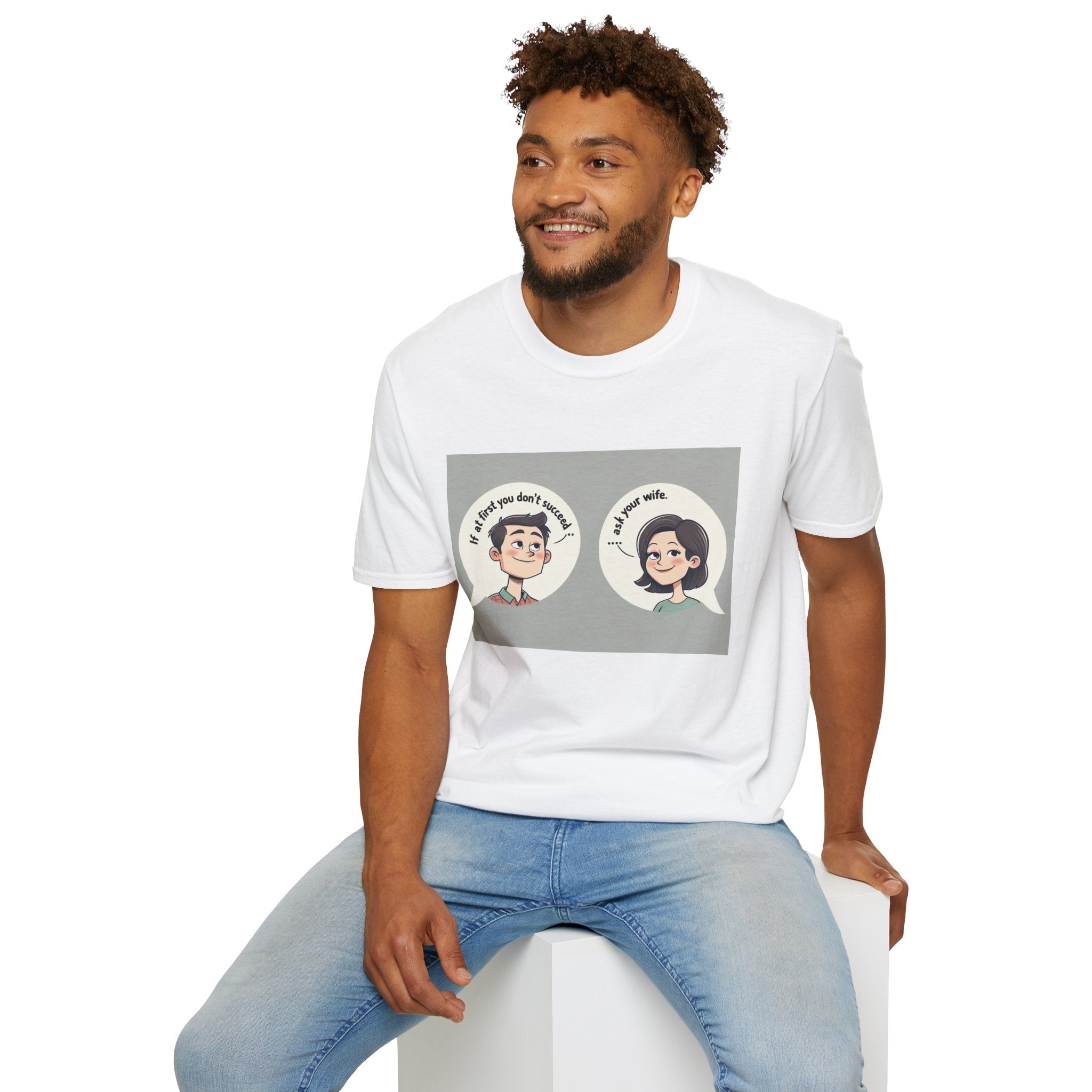 Playful Conversation T-Shirt, Funny Graphic Tee, Unisex Humor Shirt, Casual Wear, Gift for Friends, Quirky Outfit