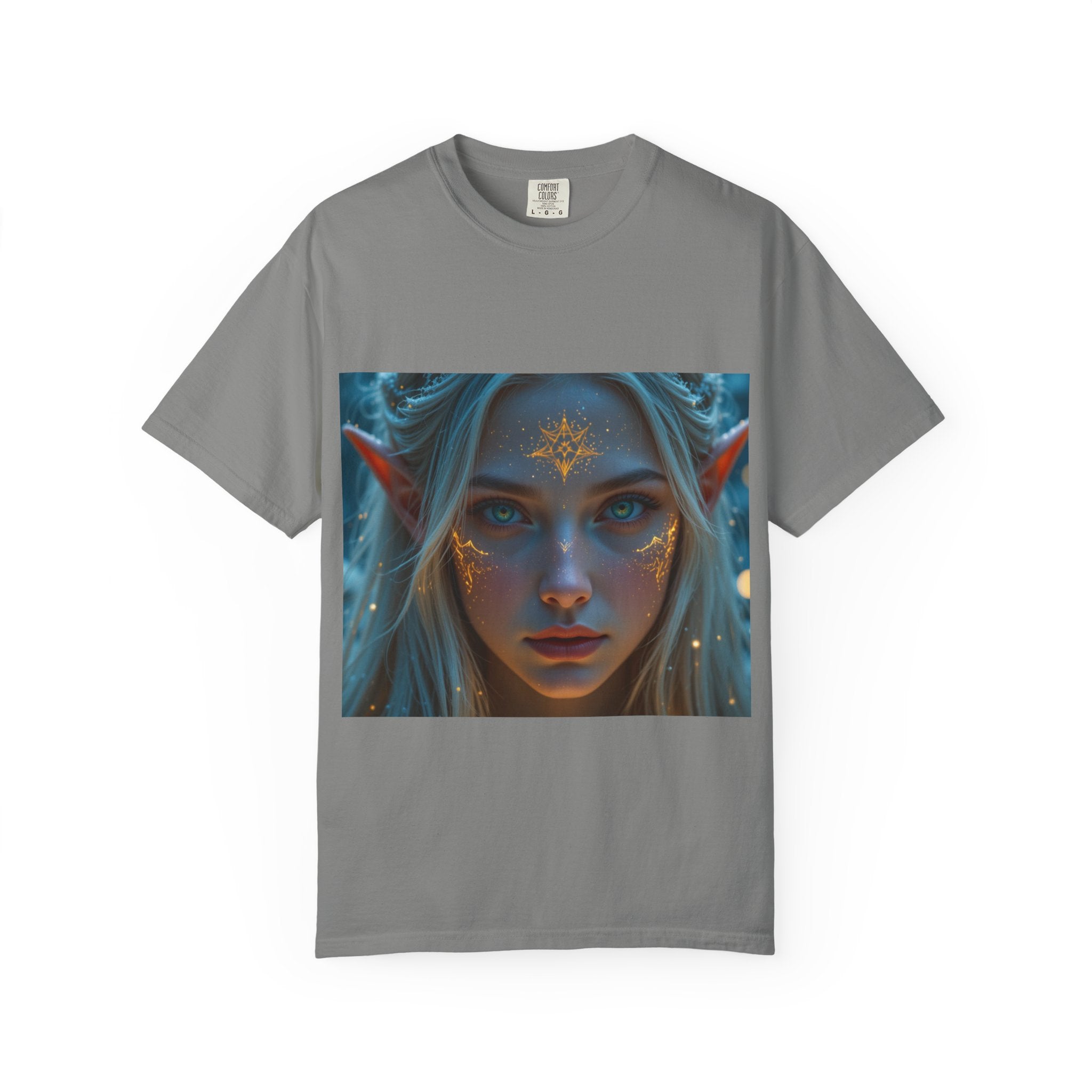 Fantasy-Inspired Elf Princess Unisex T-Shirt, Boho Style Tee for Art Lovers, Gift for Creatives, Dreamy Aesthetic Shirt, Unique Fan Merchandise