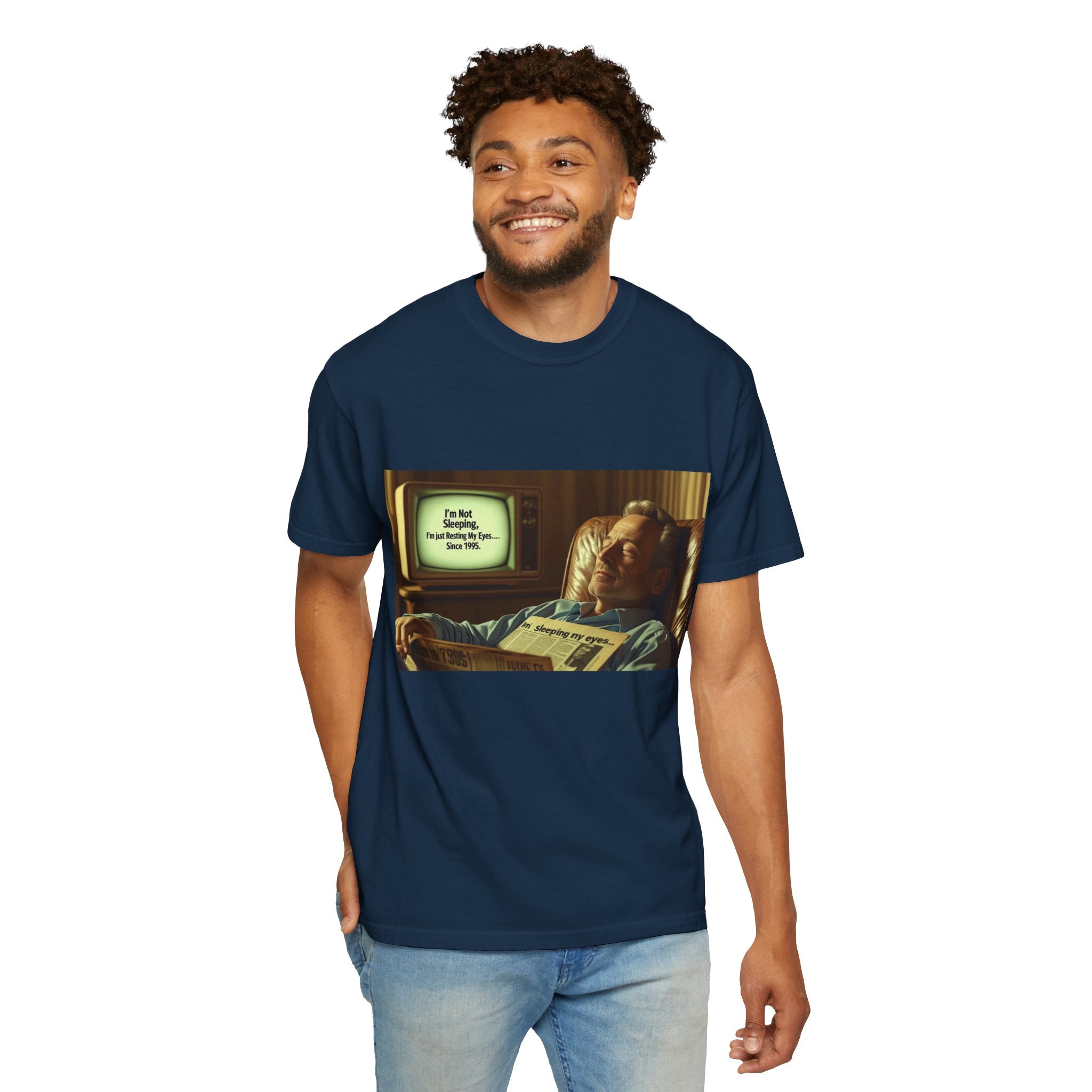 Vintage Humor Graphic Tee, Perfect for Relaxing, Gift for Couch Potatoes, Fun Statement T-Shirt, Father's Day, Casual Wear