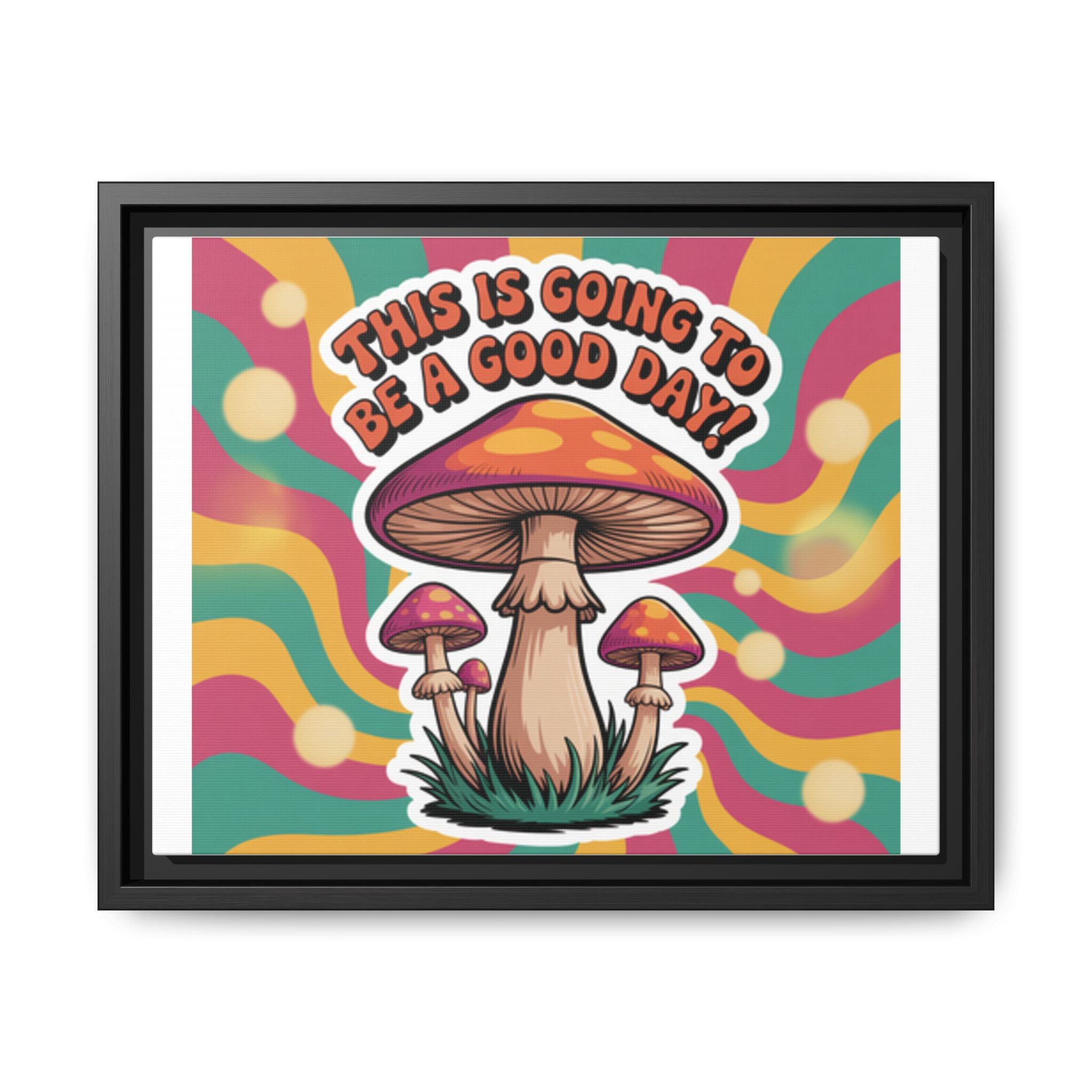 Colorful Framed Canvas Art - "This Is Going To Be A Good Day!" - Positive Vibe Decor, Wall Art for Home, Gift for Friends, Happy Day [...]