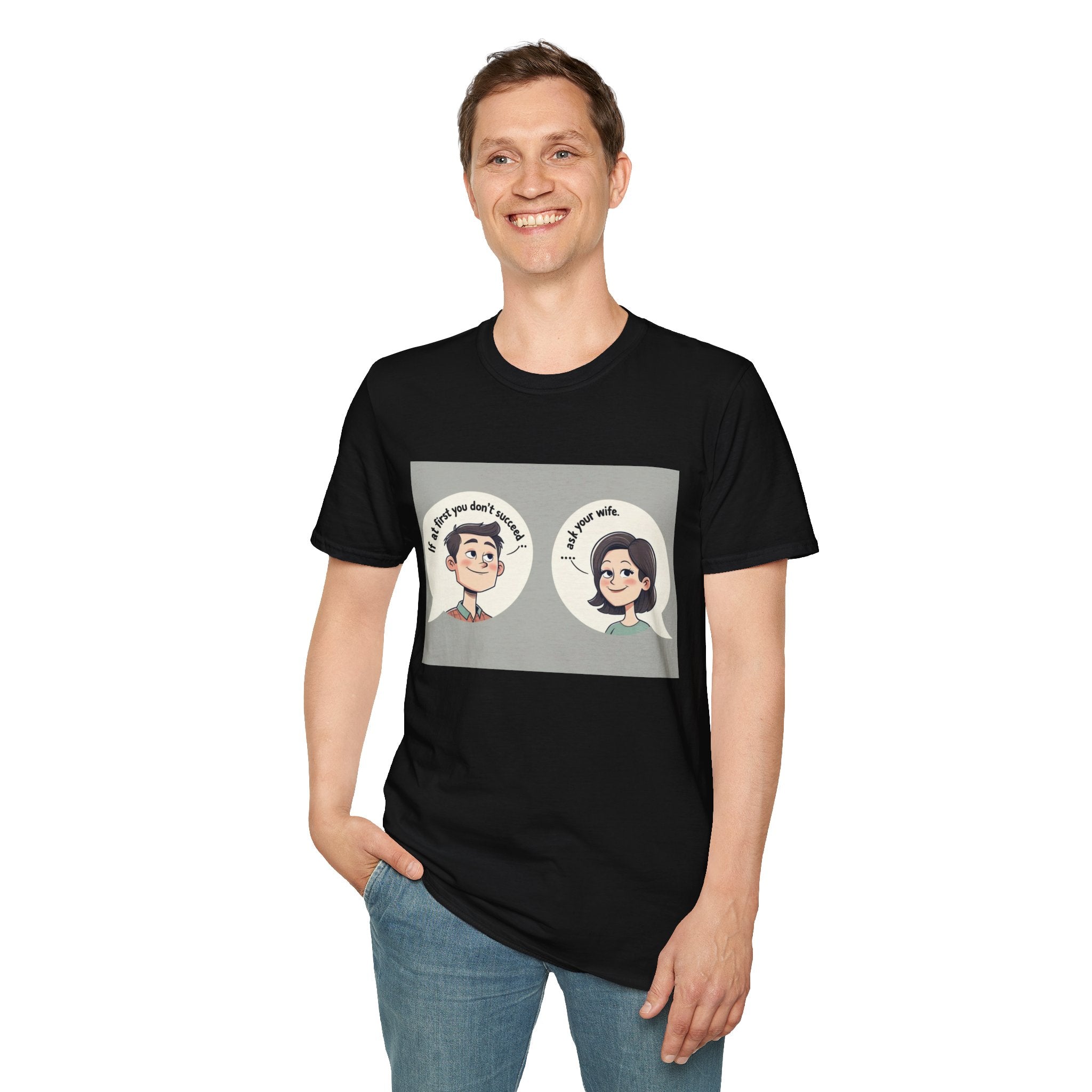 Playful Conversation T-Shirt, Funny Graphic Tee, Unisex Humor Shirt, Casual Wear, Gift for Friends, Quirky Outfit
