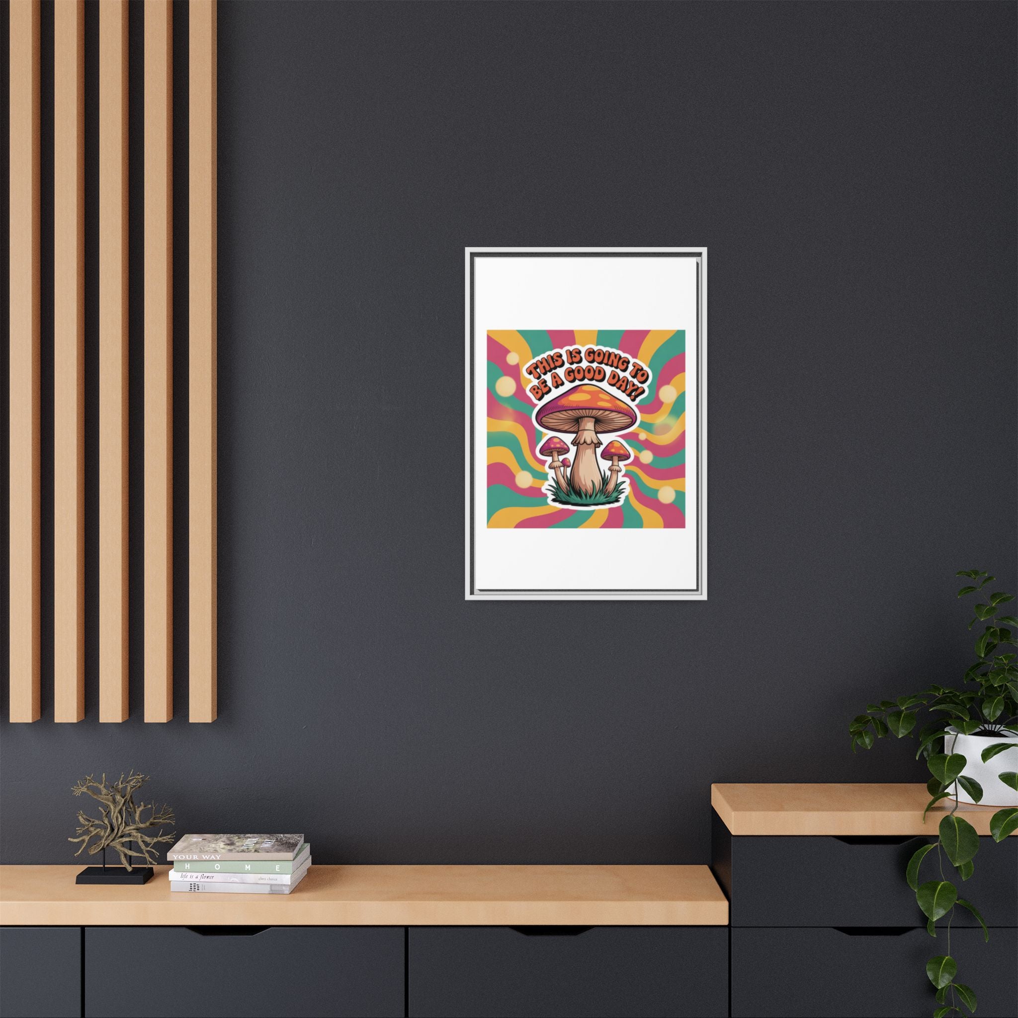 Colorful Framed Canvas Art - "This Is Going To Be A Good Day!" - Positive Vibe Decor, Wall Art for Home, Gift for Friends, Happy Day [...]
