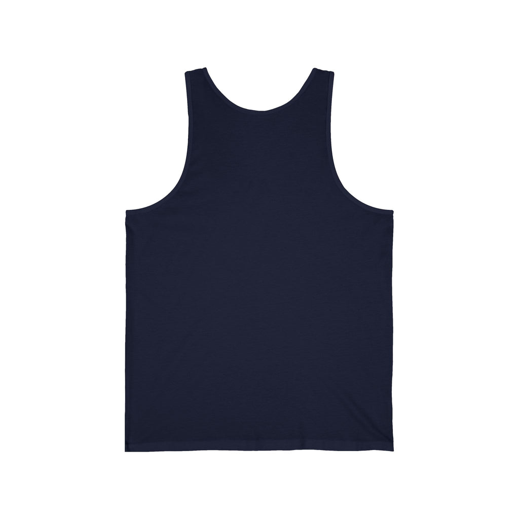 Fun Loving Unisex Jersey Tank featuring Colorful Dragon Design, Summer Apparel, Unique Gift, Fantasy Fanwear, Comfortable Everyday Wear