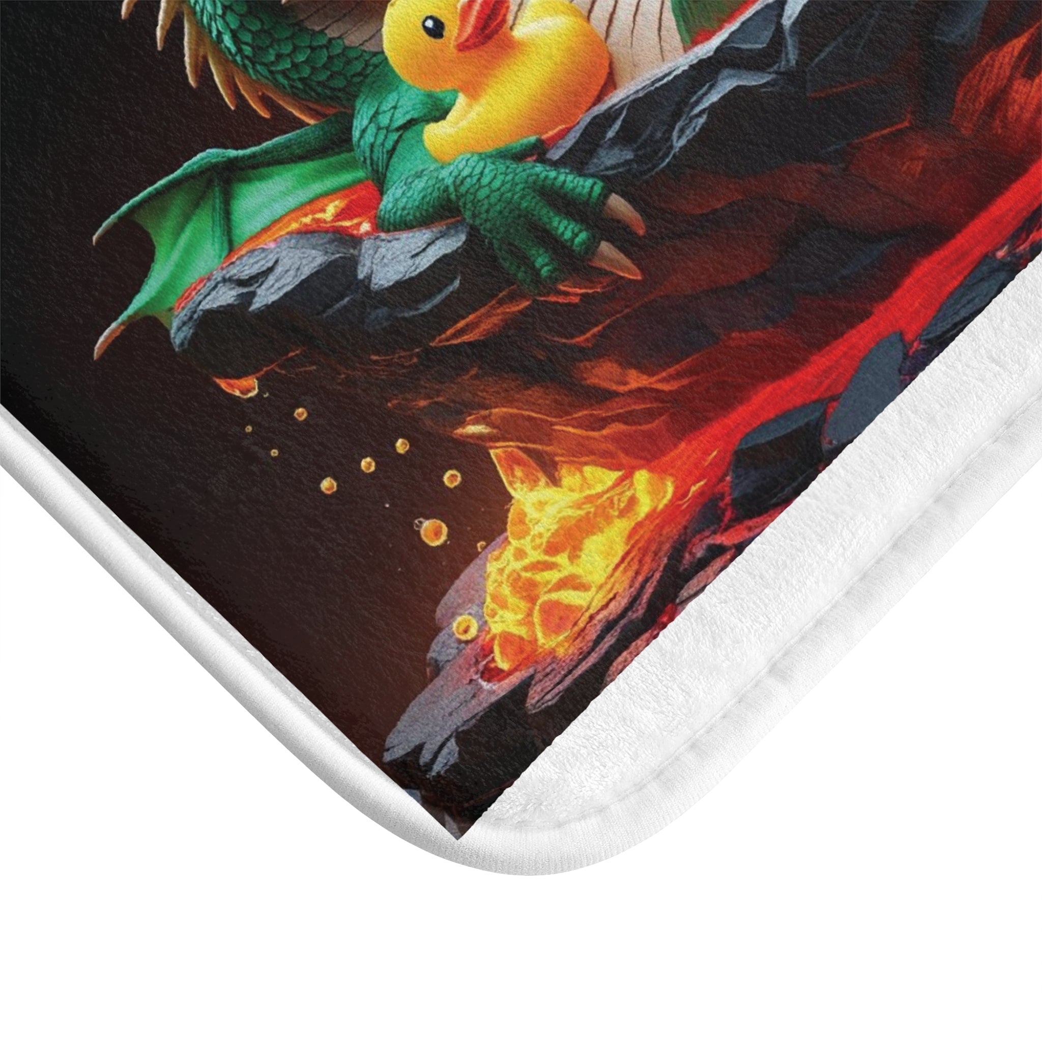 Funny Dragon Bath Time Mat - Let That Sink In, Themed Bathroom Decor, Gift for Gamers, Unique Home Accessory, Fantasy Decorative Mat