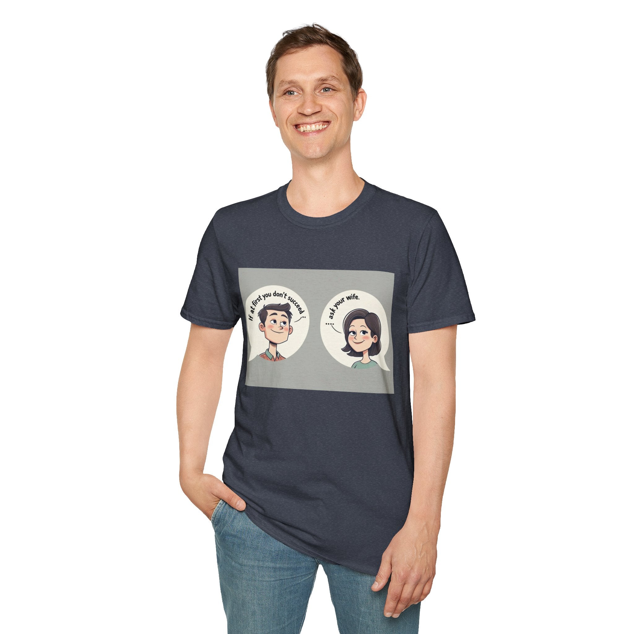 Playful Conversation T-Shirt, Funny Graphic Tee, Unisex Humor Shirt, Casual Wear, Gift for Friends, Quirky Outfit